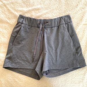 Grey size 2 Lululemon shorts. Excellent condition.